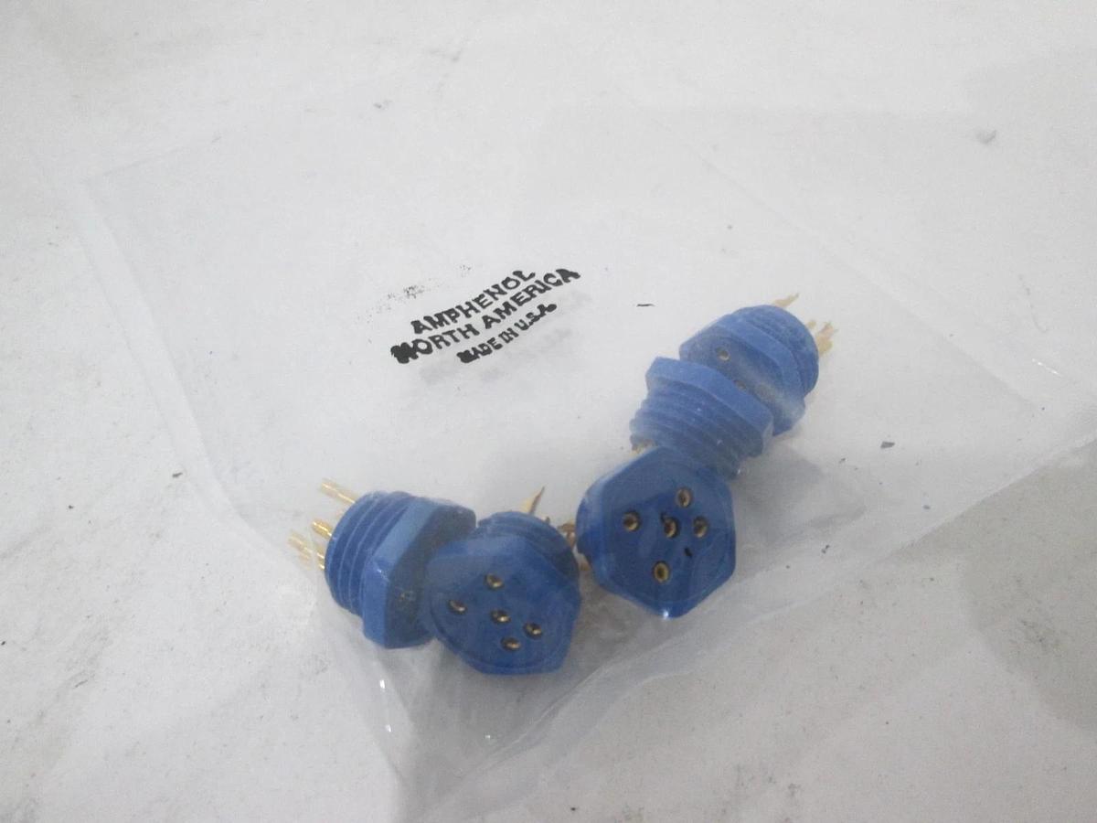 Amphenol, 5 Pin, Female Connector, New, Lot of 5