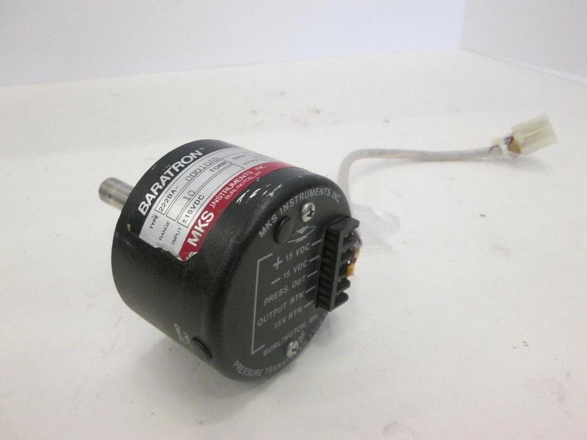 Used MKS, Baratron 10 Torr Pressure Transducer, 222BA-00010AB, Used