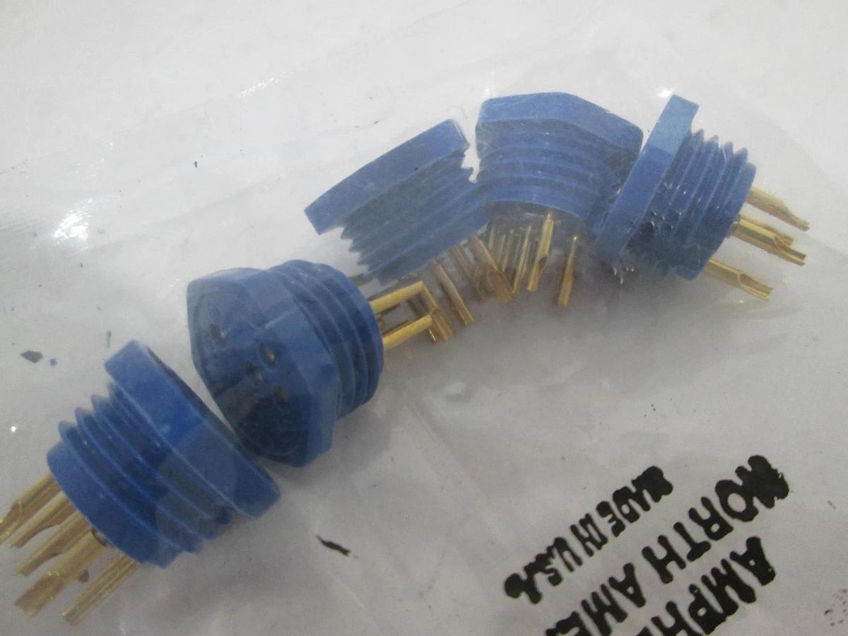 Amphenol, 5 Pin, Female Connector, New, Lot of 5