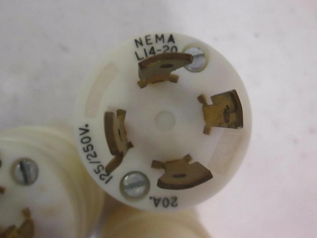 Used Nema Locking Plugs Lot of 3, Used