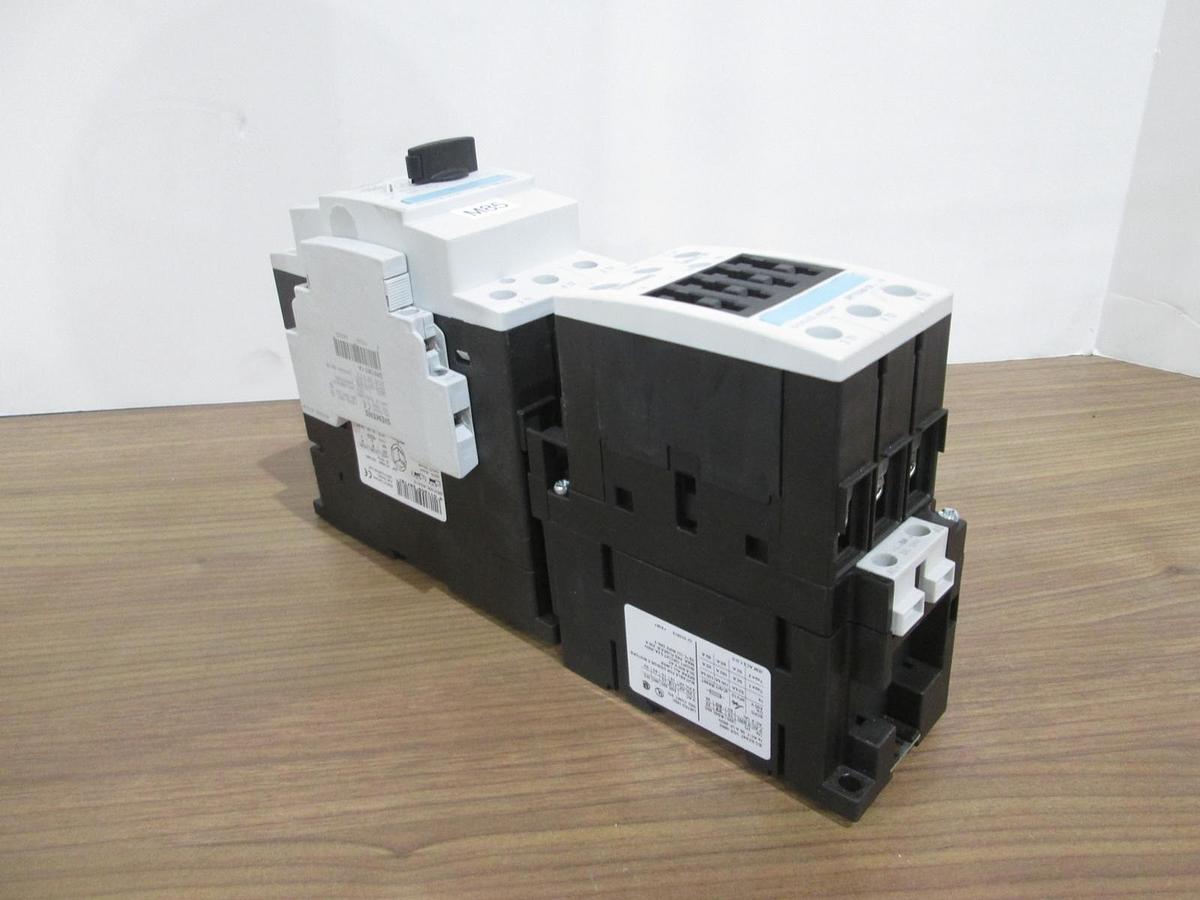 Used Siemens, 3RV1031-4GA10 Circuit Breaker for Motor Protection w/ Contactor, Used