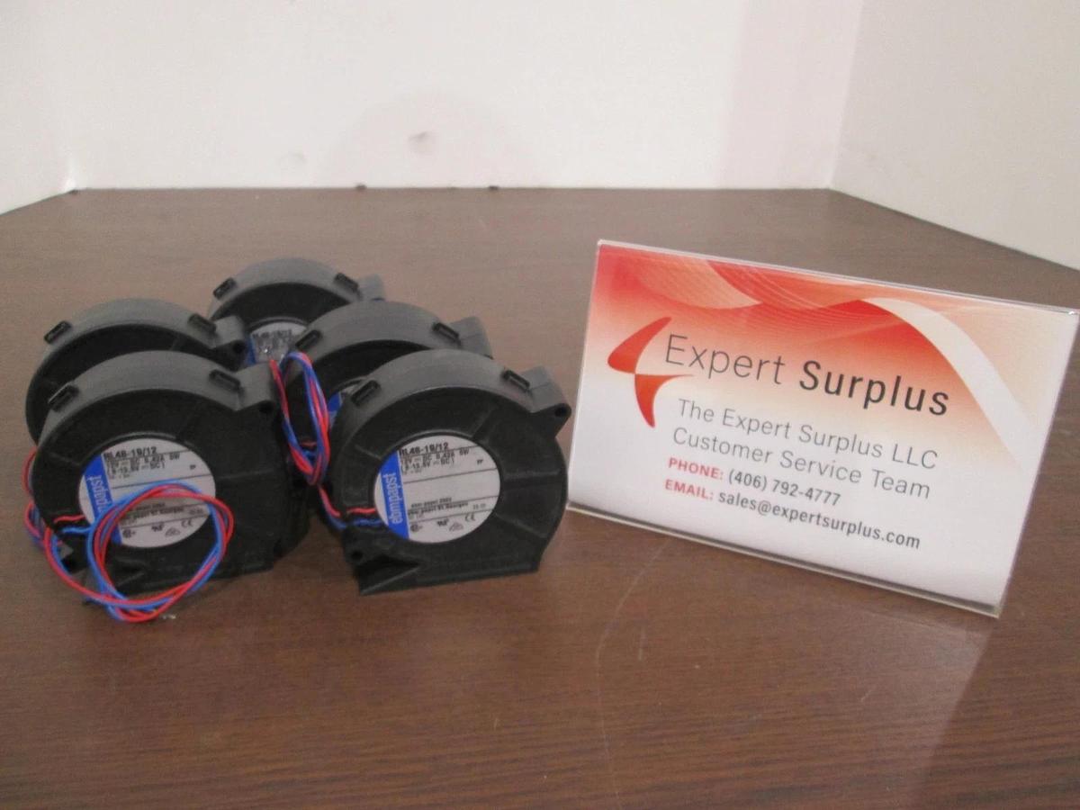 Used ebmpapst, RL48-19/12, Cooling Fan, .42A, 5W, Lot of 5
