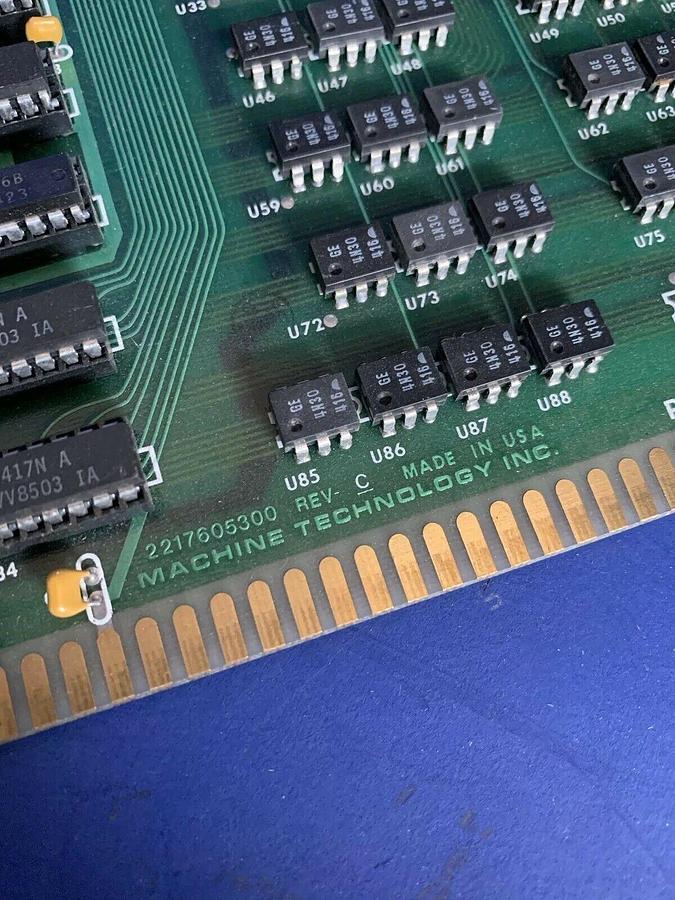Used Machine Technology Inc 2217605300 PCB, Used