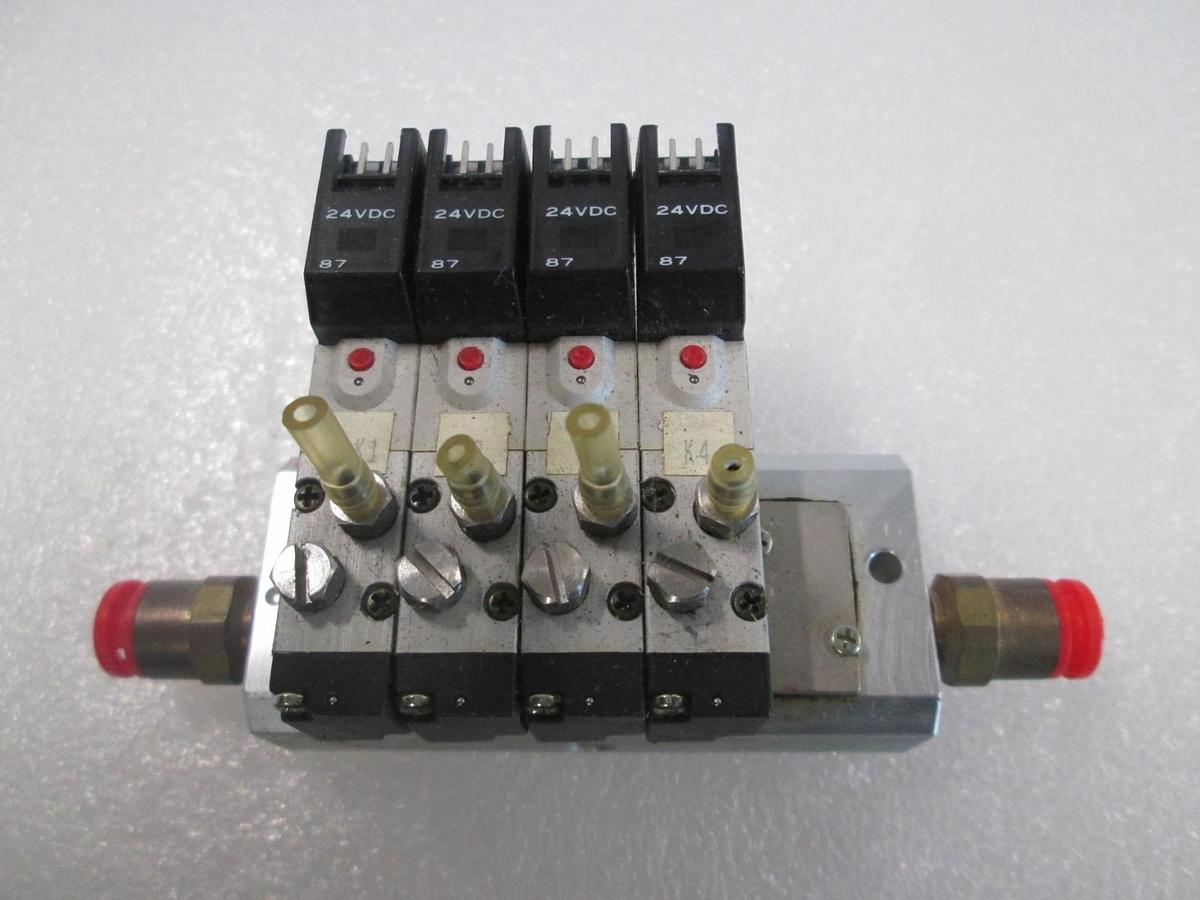 Used Humphrey, H040-4E1, 4 Valve Block Assy w/ H040M5F, Used