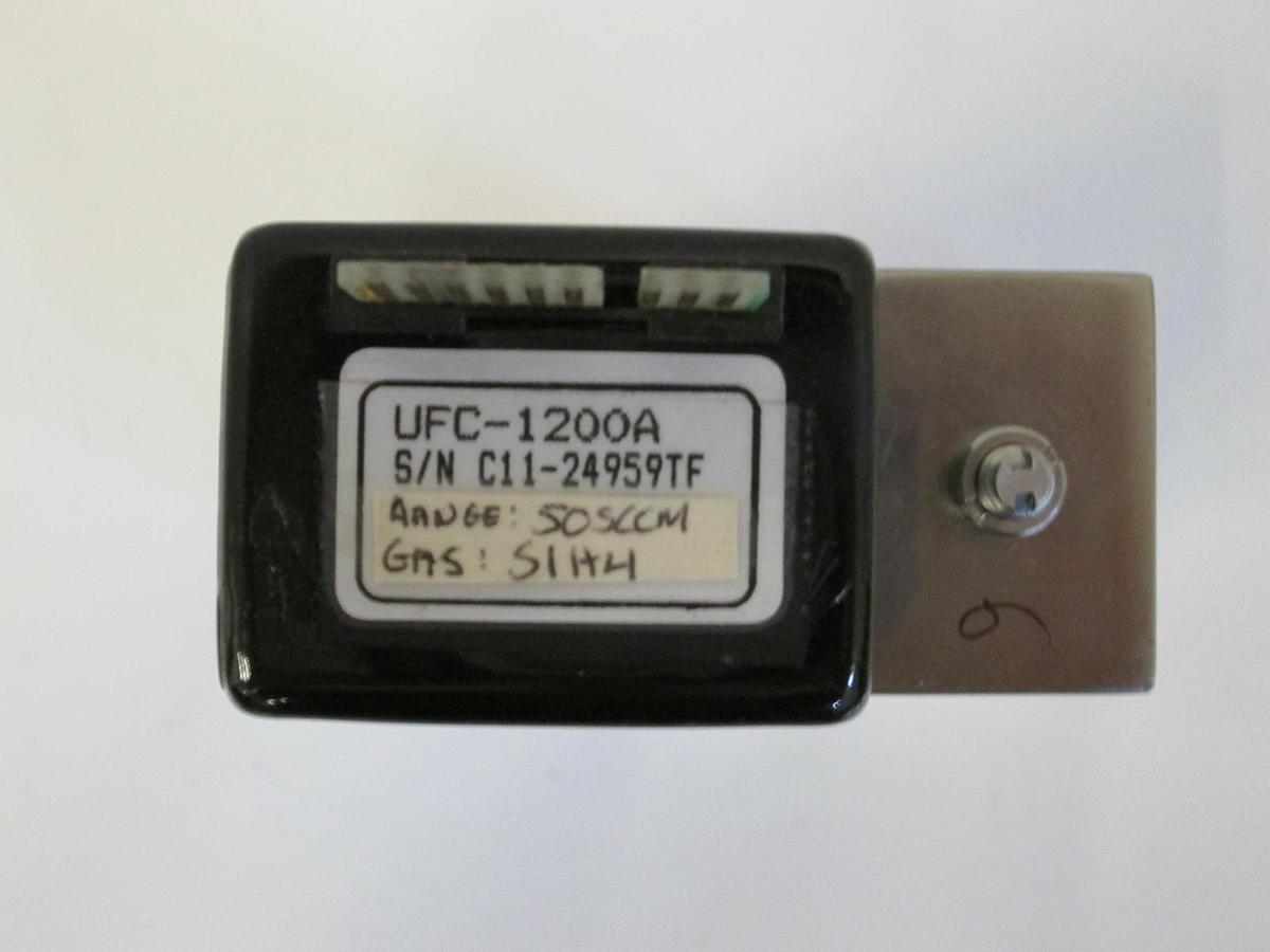 Used Unit UFC-1200A Mass Flow Controller MFC, SIH4, 50 SCCM, 1/4" Male