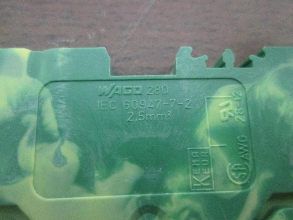 Used Wago, IEC 60947-7-2, 2.5mm, Terminal Block, Used, Lot of 27