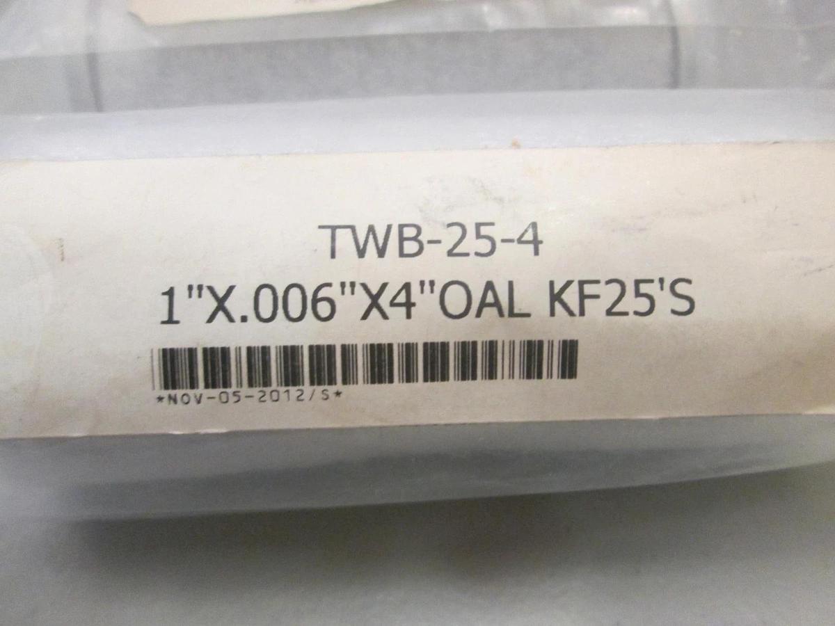 Stainless Solutions, TWB-25-4, Filter, 1"x.006"x4"OAL KF25's, New, Lot of 2