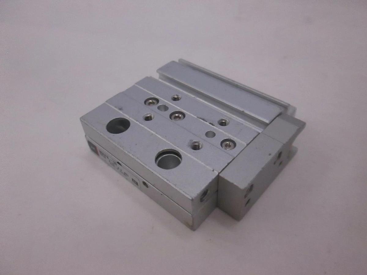 Used SMC, MXF8-10, Pneumatic Slide Cylinder, Used