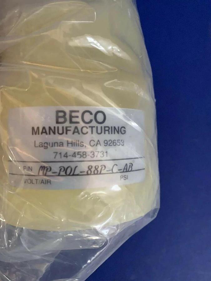 Used BECO MP-POL-88P-C-AB Multipurpose Poly Valve, 1/2", New