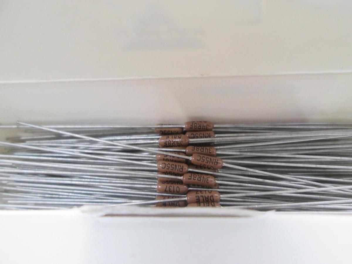 Used Vishay, RB55C34R8F, CMF-55 34.8 1% T-2 B14, New, Lot of 399 (4 Boxes)