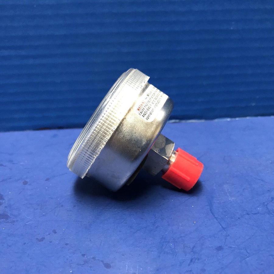 Used Span Pressure Gauge 30-0-30 psi, 1/4" MVCR, Used