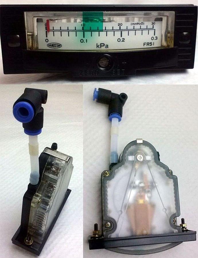 Used TEL Tokyo Electron FR51HV300D Manometer, LOT of 2