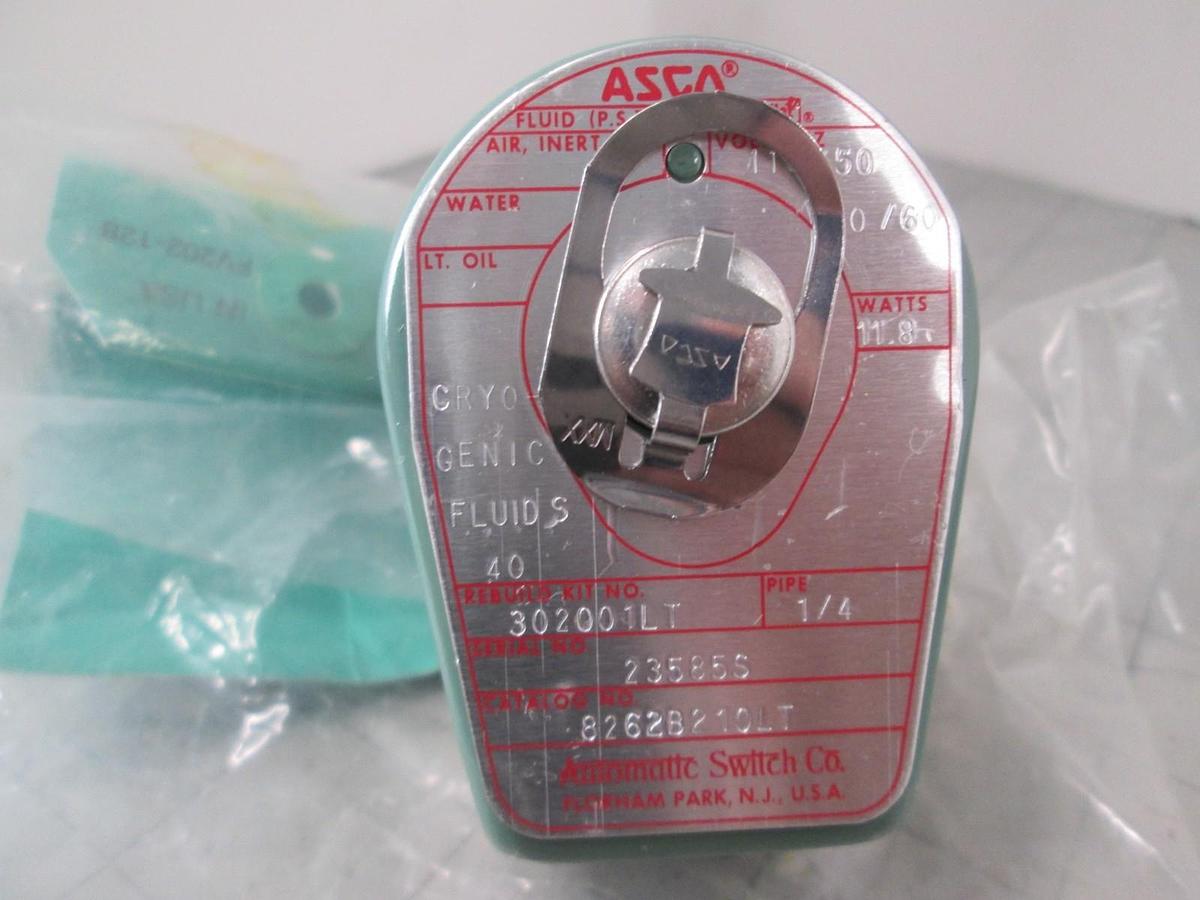 ASCO, 8262B210LT, 1/4" Pipe, Red Hat Solenoid Valve, New