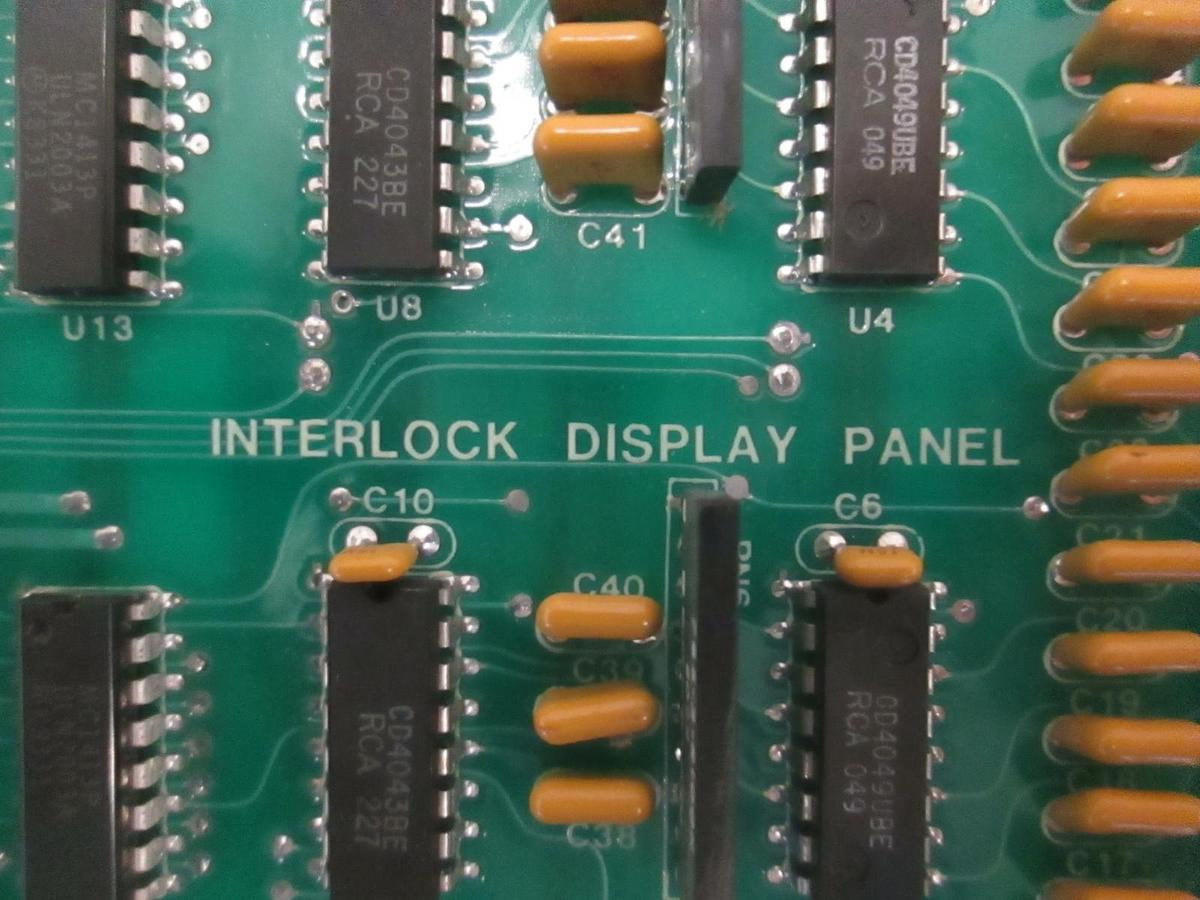 Used Interlock Display Panel PCB, 03-900798, Working When Removed, Used