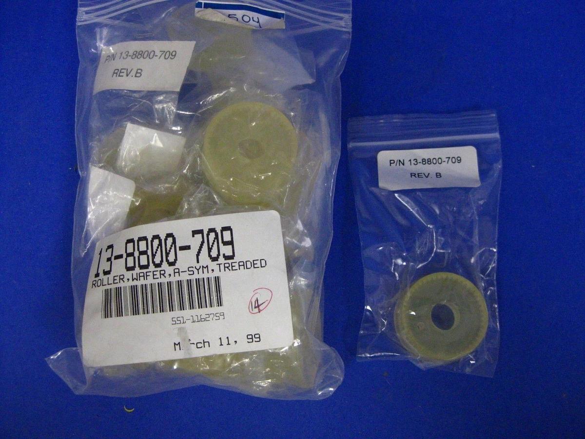 Used Roller Wafer Asymmetric Treaded- 13-8800-709 - Rev B LAM Research, Lot of 2