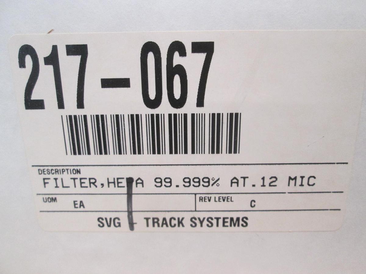 Used Hepa, Hepa-Pleat, C(10)12EIIUE21/2S, Filter 99.999% At .12 MIC, New