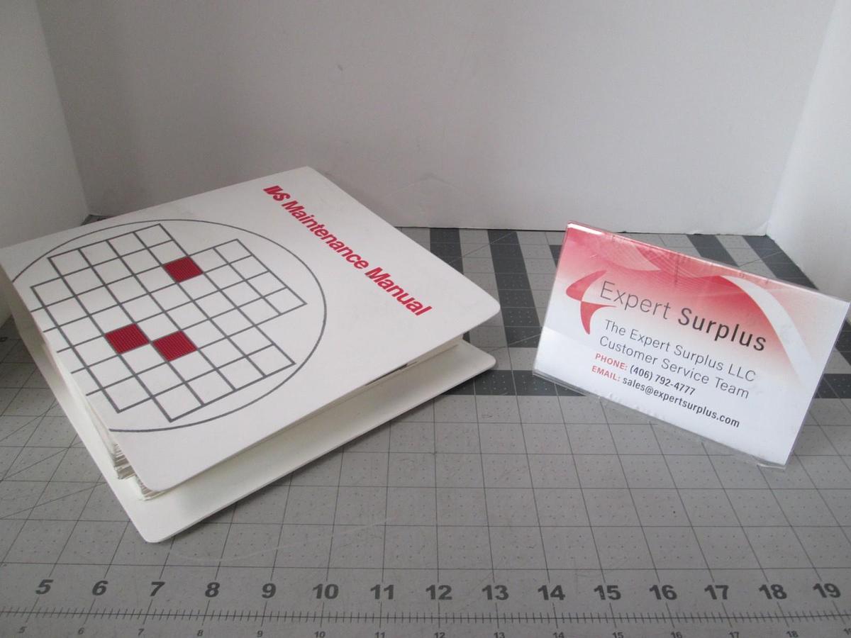 Used IVS, AccuVision Maintenance Manual for AccuVision 8050 System, Used