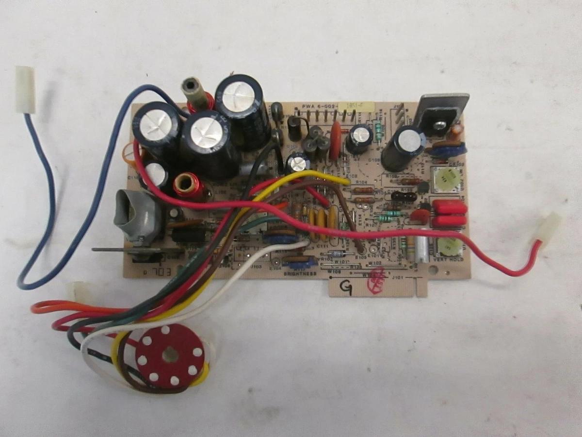 Used MTI 1-060-0105-B CRT Control Board, Working When Removed, Used