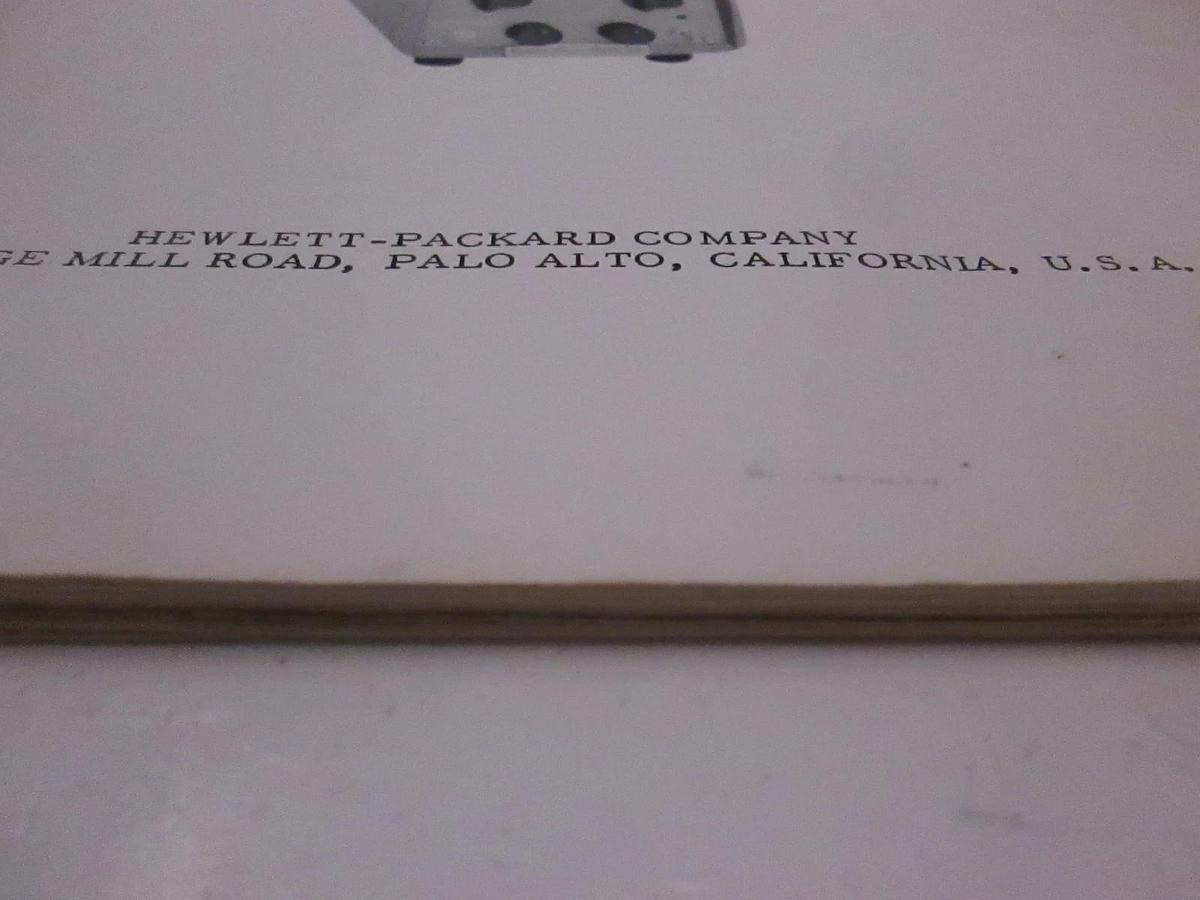 Used HP Model 430C Microwave Power Meter Operating and Service Manual, Used