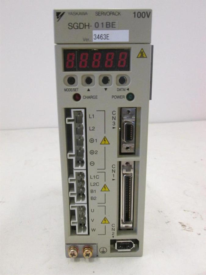 Used Yaskawa, Servopack, Motor Driver, SGDH-01BE, 100-115V, 50/60Hz, Used