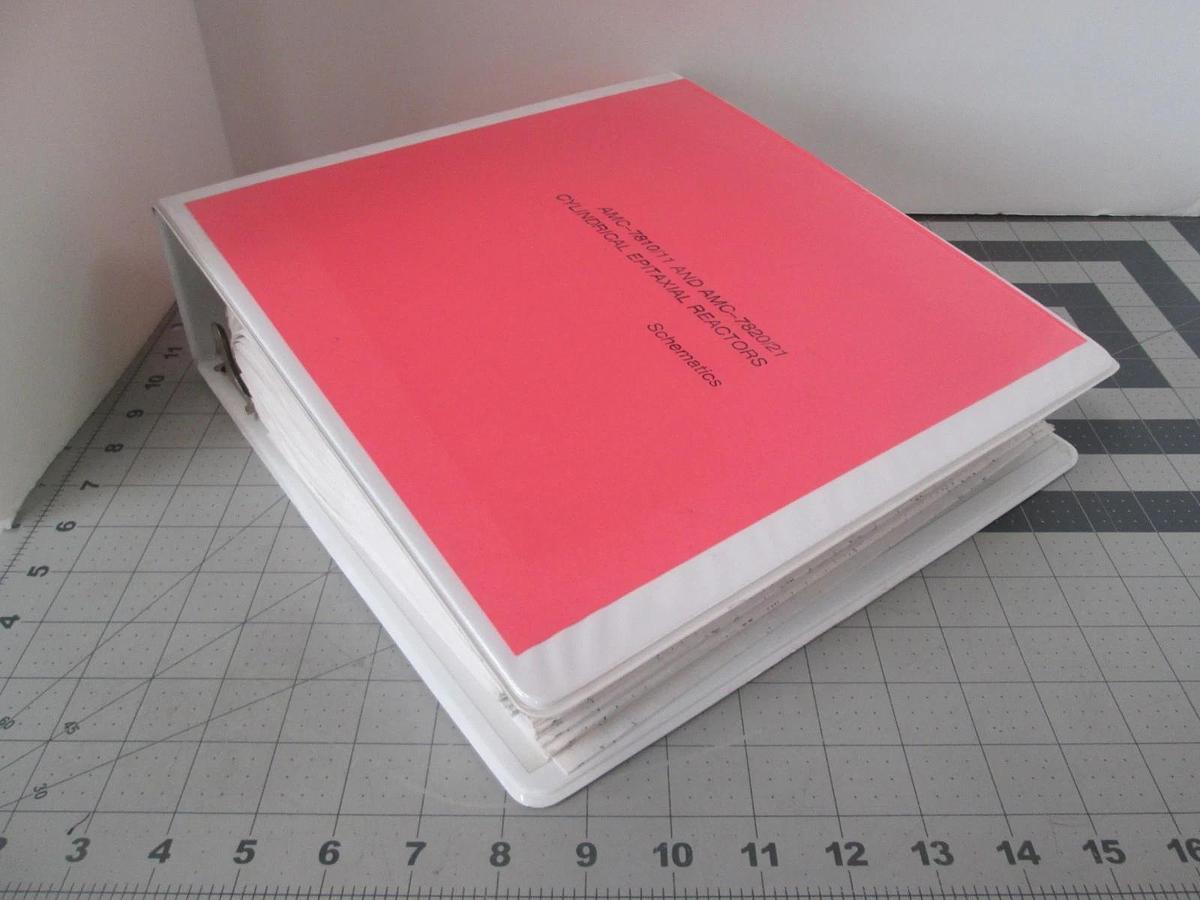 Used Applied Material, AMC-7810/11 Cylindrical Epitaxial Reactor Schematics, Used