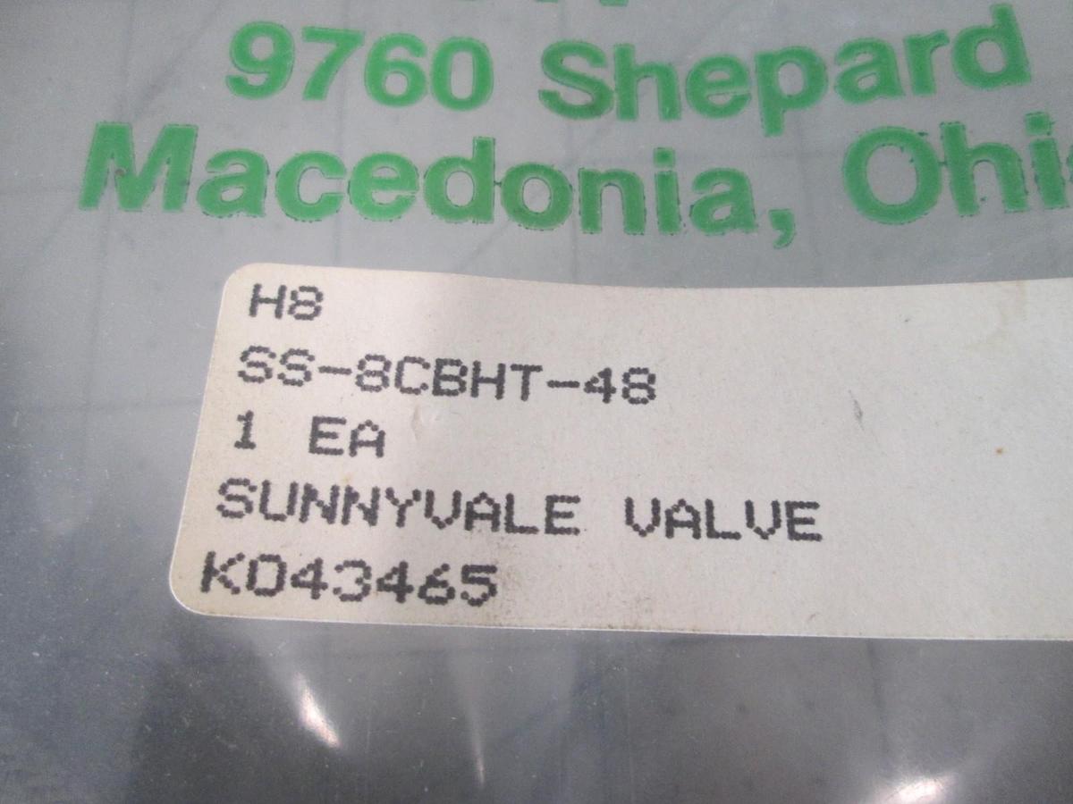 Used Swagelok, SS-8CBHT-48, SS Braided Hose, New