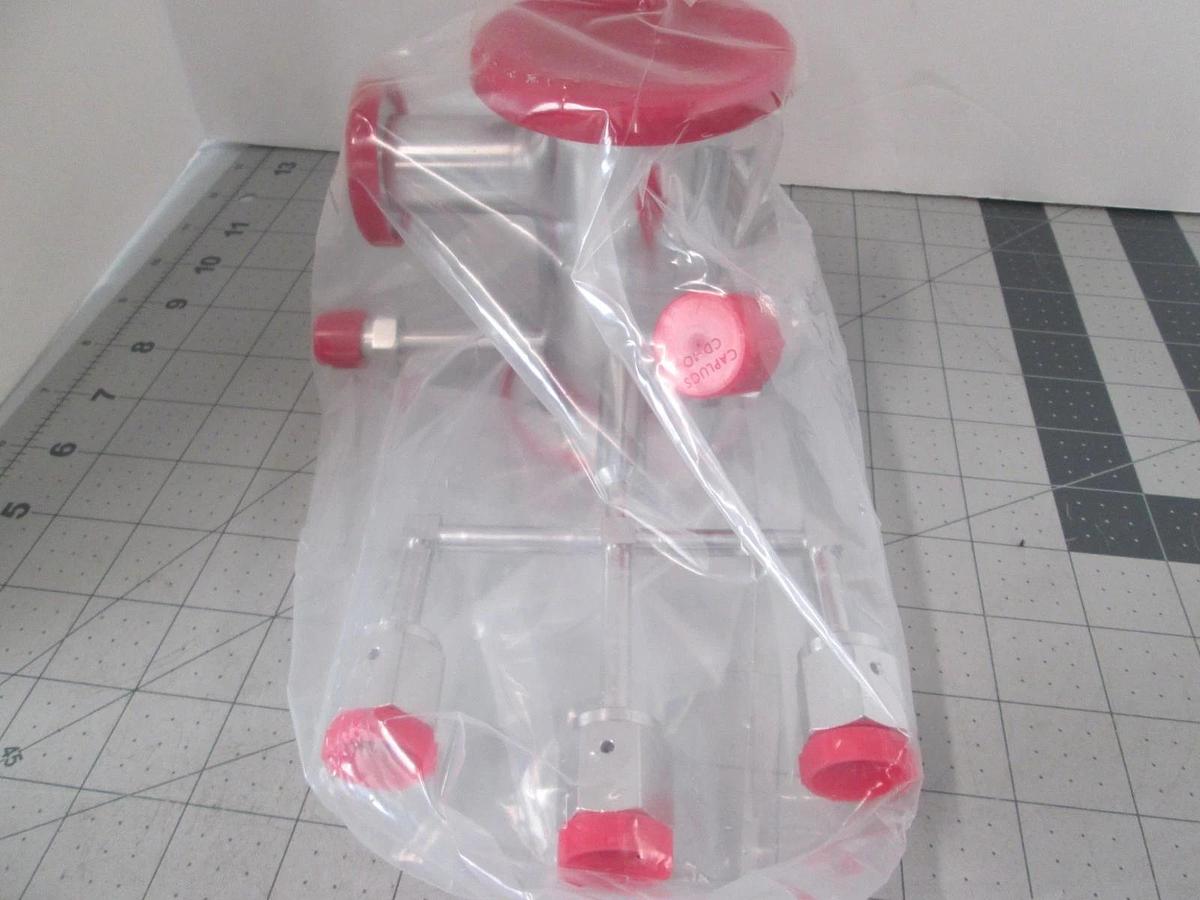 Applied Materials 0050-41902 Tube Weldment NW 50, NW25, 1/2 VCR, 1/4 VCR Adapter
