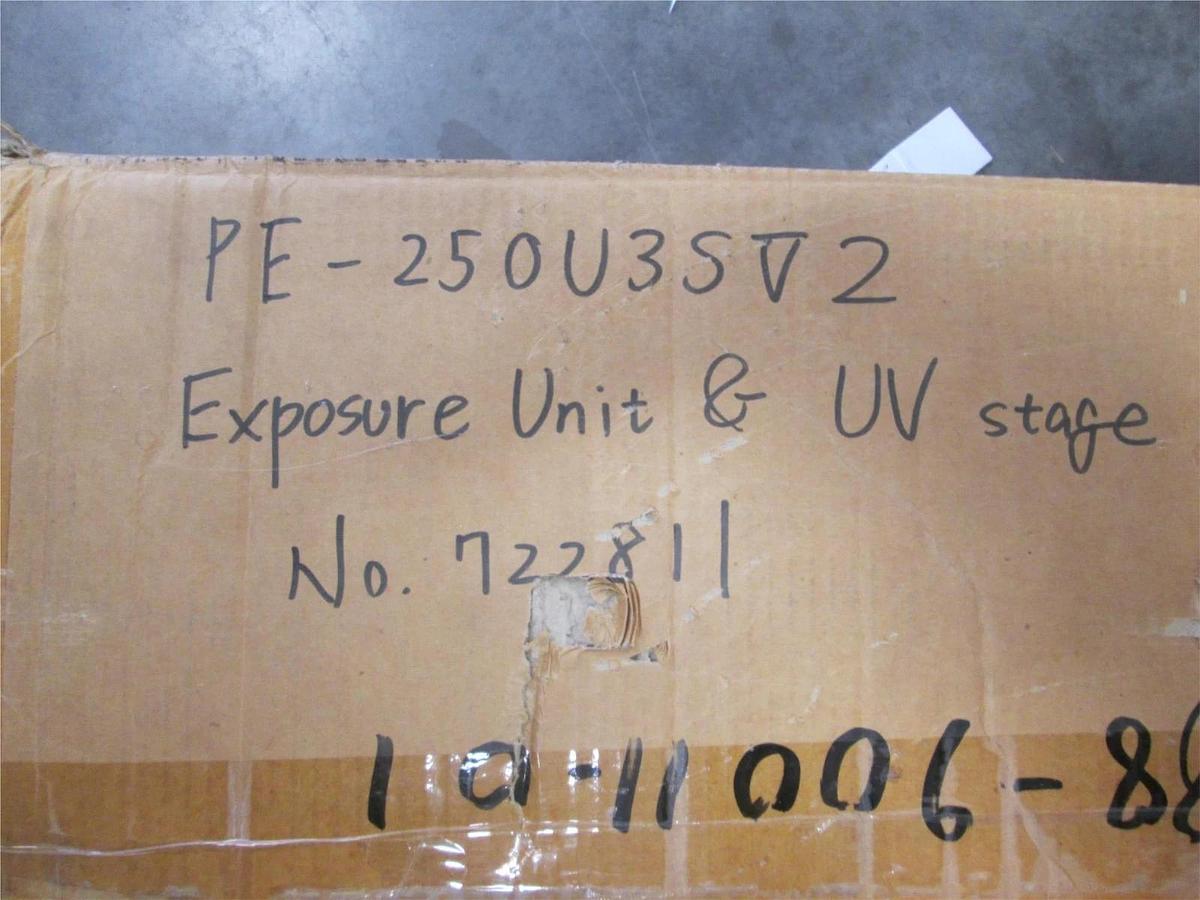Used Ushio, Exposure Unit and UV Stage, PE-25OU3SV2, 88-90011-01, Used