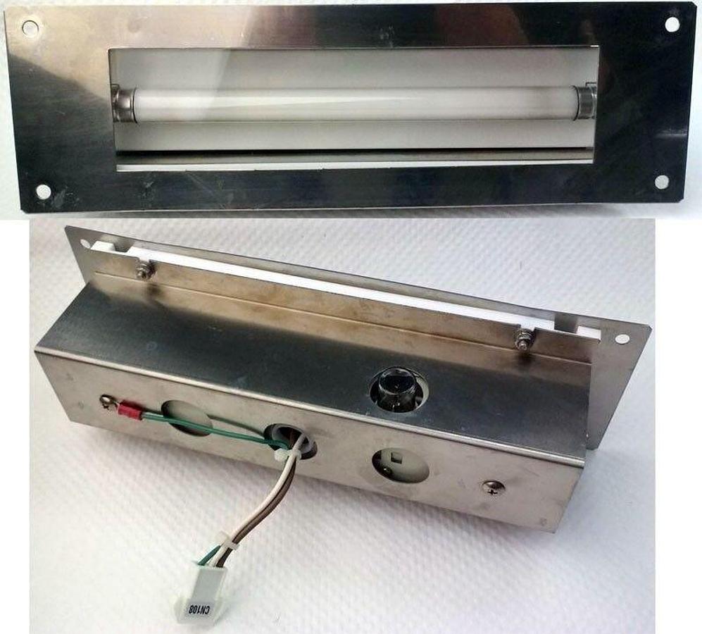 Used TEL Tokyo Electron Cover Mechanism Flourescent Lamp Assembly, Used