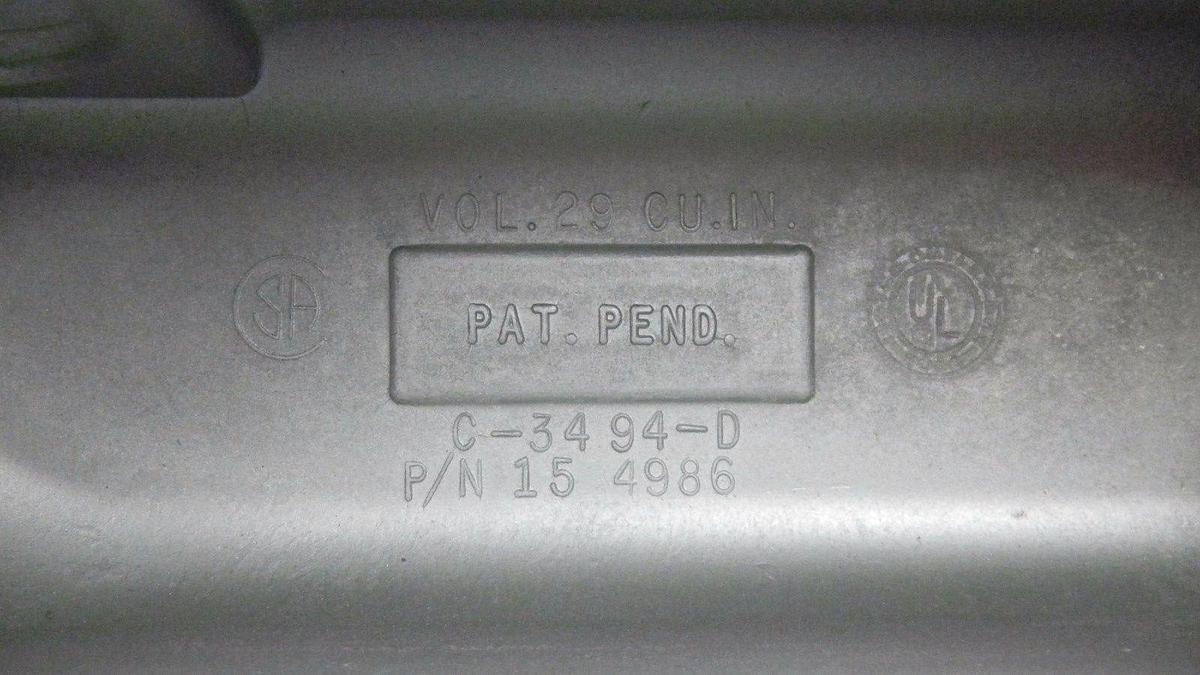 Killark 0LL-4 O-Series Conduit Body, 1 1/4", NIB