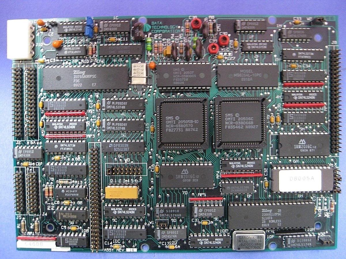 Used Data Technology Corp. 01-00009 DTC-5X0X PCB