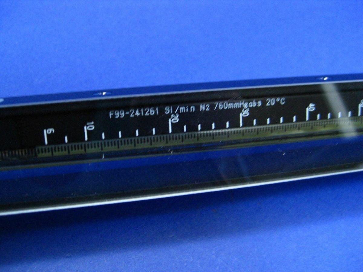 Used Tokyo Keiso F99-241261 Purge Meter, 0-60 Sl/Min N2 with Valve
