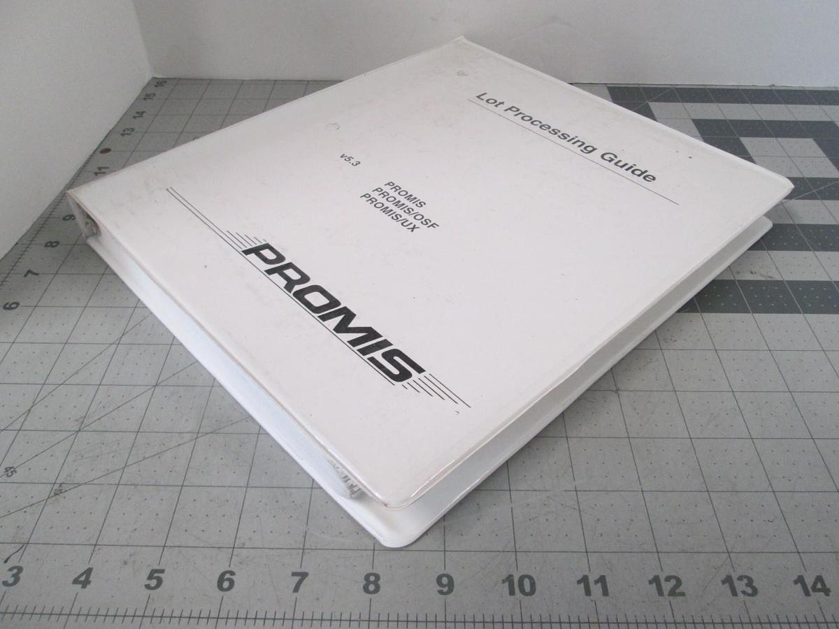 Used Promis, Lot Processing Guide, v5.3, Used