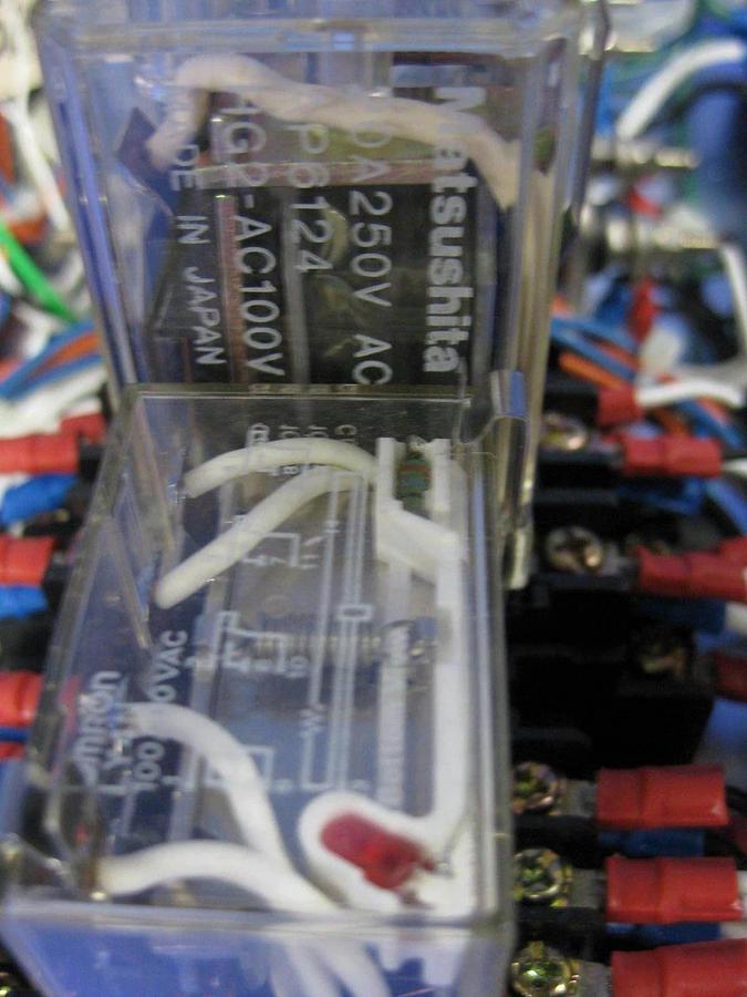 Used TEL Tokyo Electron 600 FNC AC/DC Relay Supply Panel