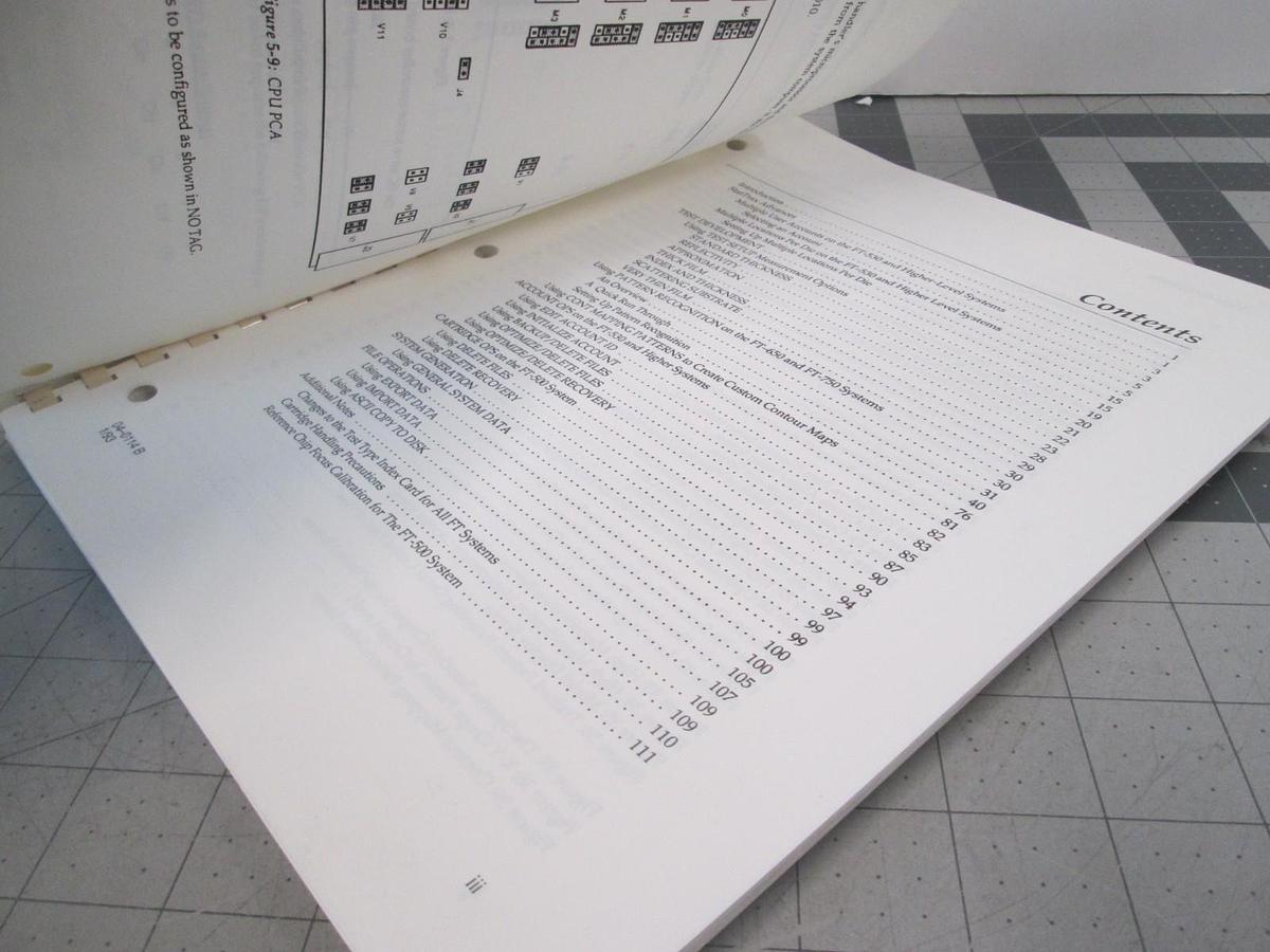 Used Tencor, Prometrix, StatTrax 6.0, Supplement for Film Thickness User Guide, Used