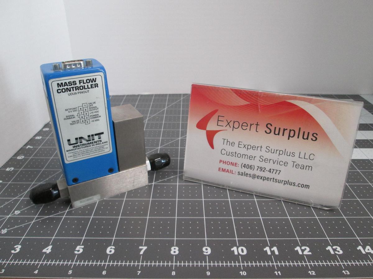 Used UNIT Instruments, UFC-LCMECS, Mass Flow Controller 500 SCCM N2 Nitrogen MFC