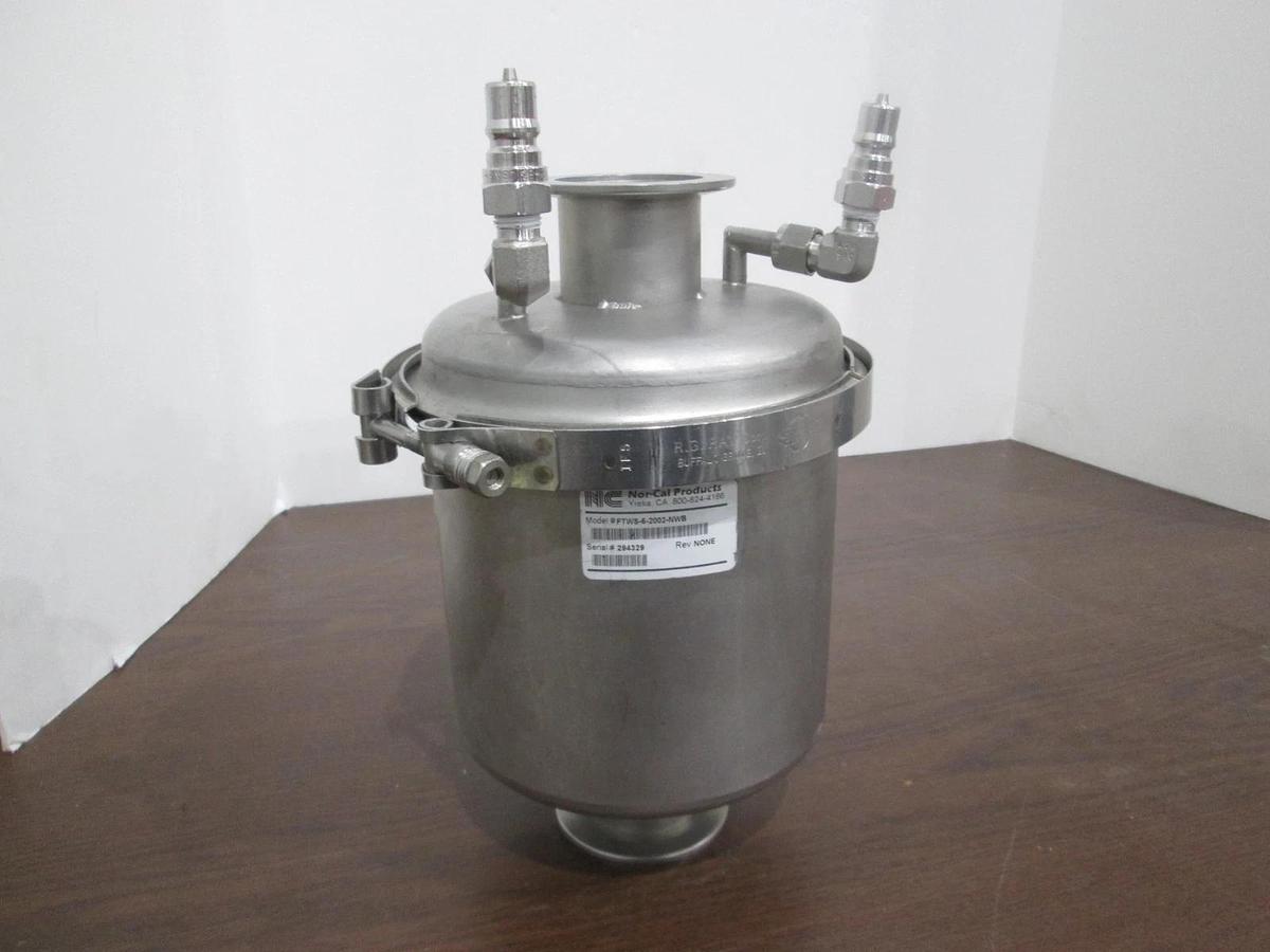 Used Nor-Cal Products, FTWS-6-2002-NWB, Coaxial Metal Sieve Foreline Trap, Used