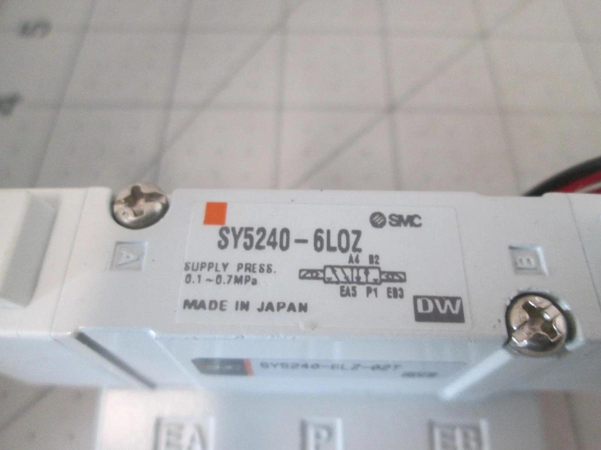 Used SMC, SY5240-6LOZ, Solenoid Valve, Used