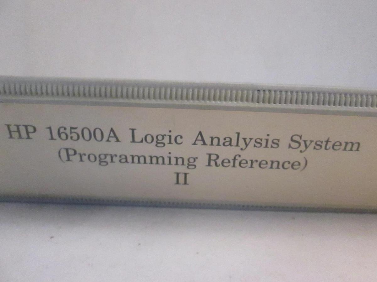 Used HP 16500A Logic Analysis System (Programming Reference 2), Used