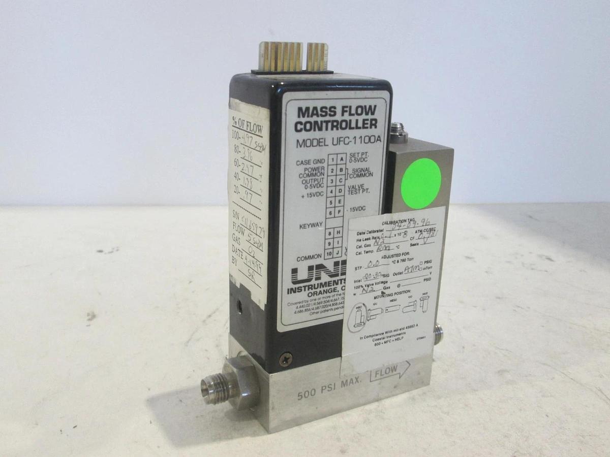 Used Unit, UFC-1100A, Mass Flow Controller, 5 SLM, O2, Used