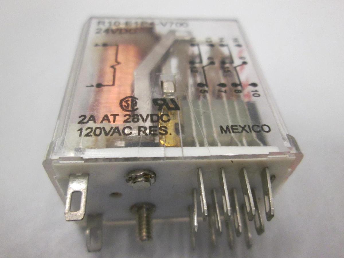 Used Potter & Brumfield, R10-E1P4-V500, 24VDC Relay, Used