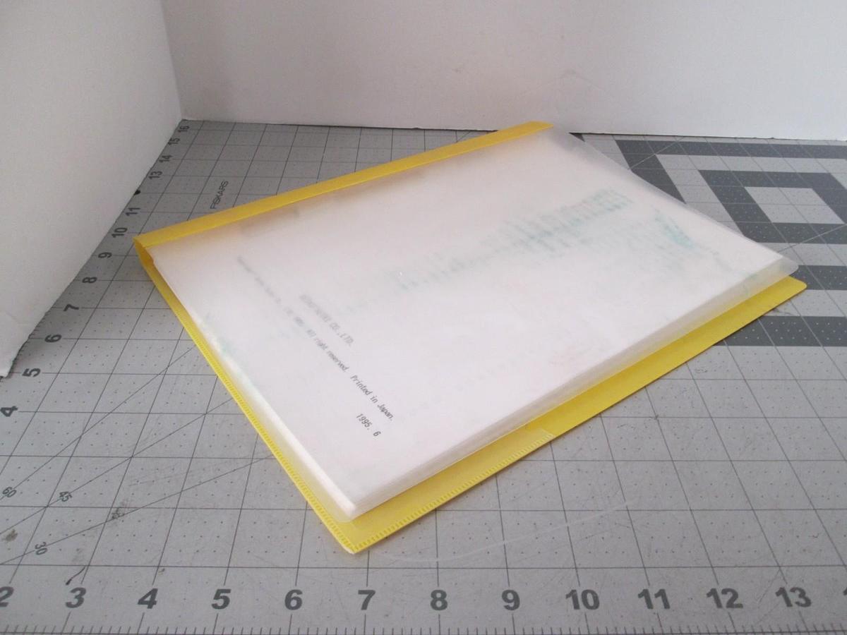 Used Seiko Seiki, STP-600 (C)/1000 (C) Turbomolecular Pump Instruction Manual, Used