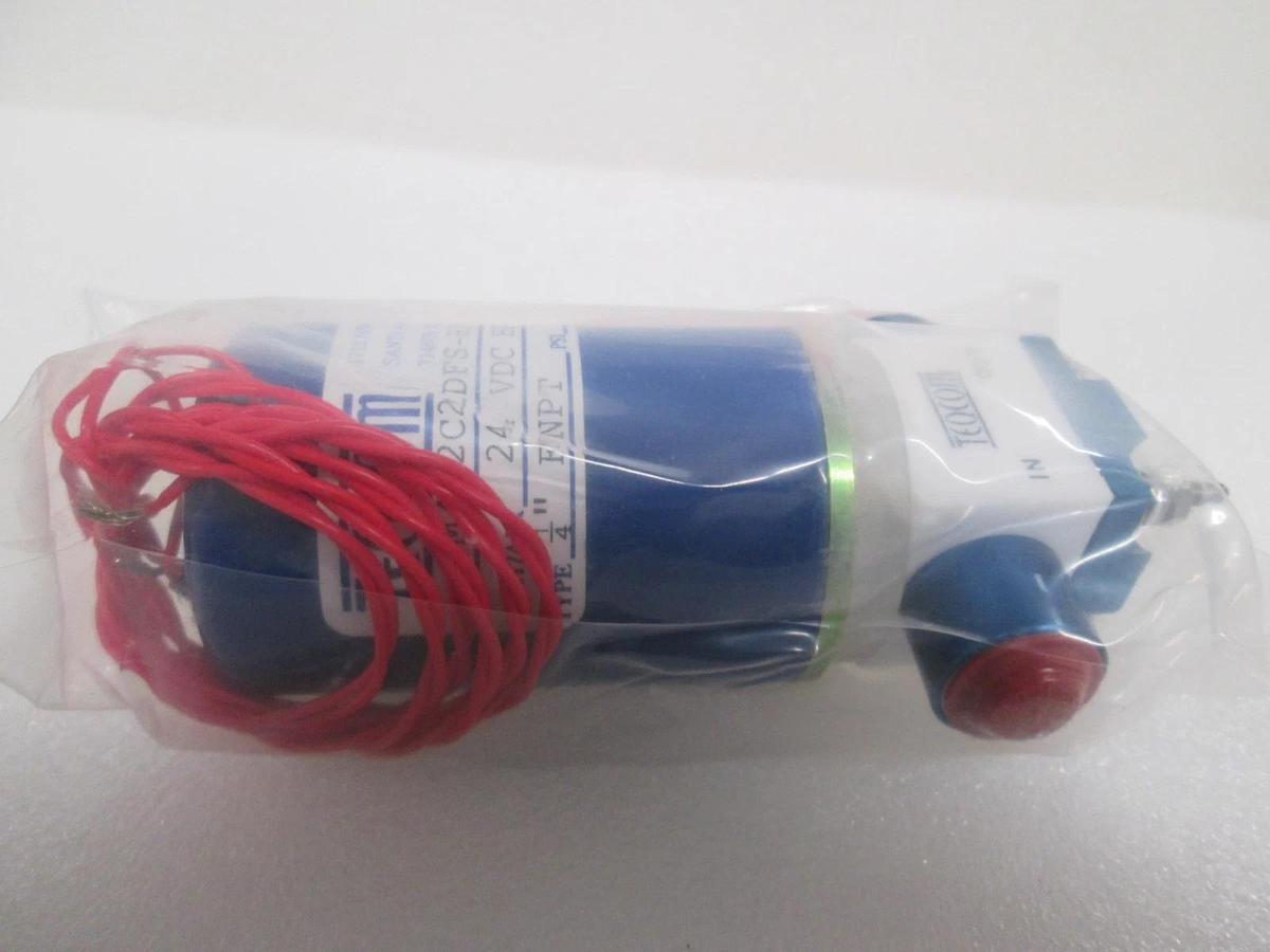 Teqcom, Solenoid Valve, TEF, 2 Way, NC24VD HP, New
