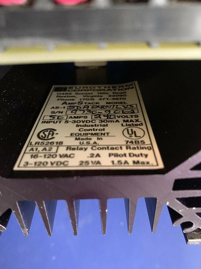 Used Eurotherm AS-150A240V/LVS AmpStack Power Controller, Used