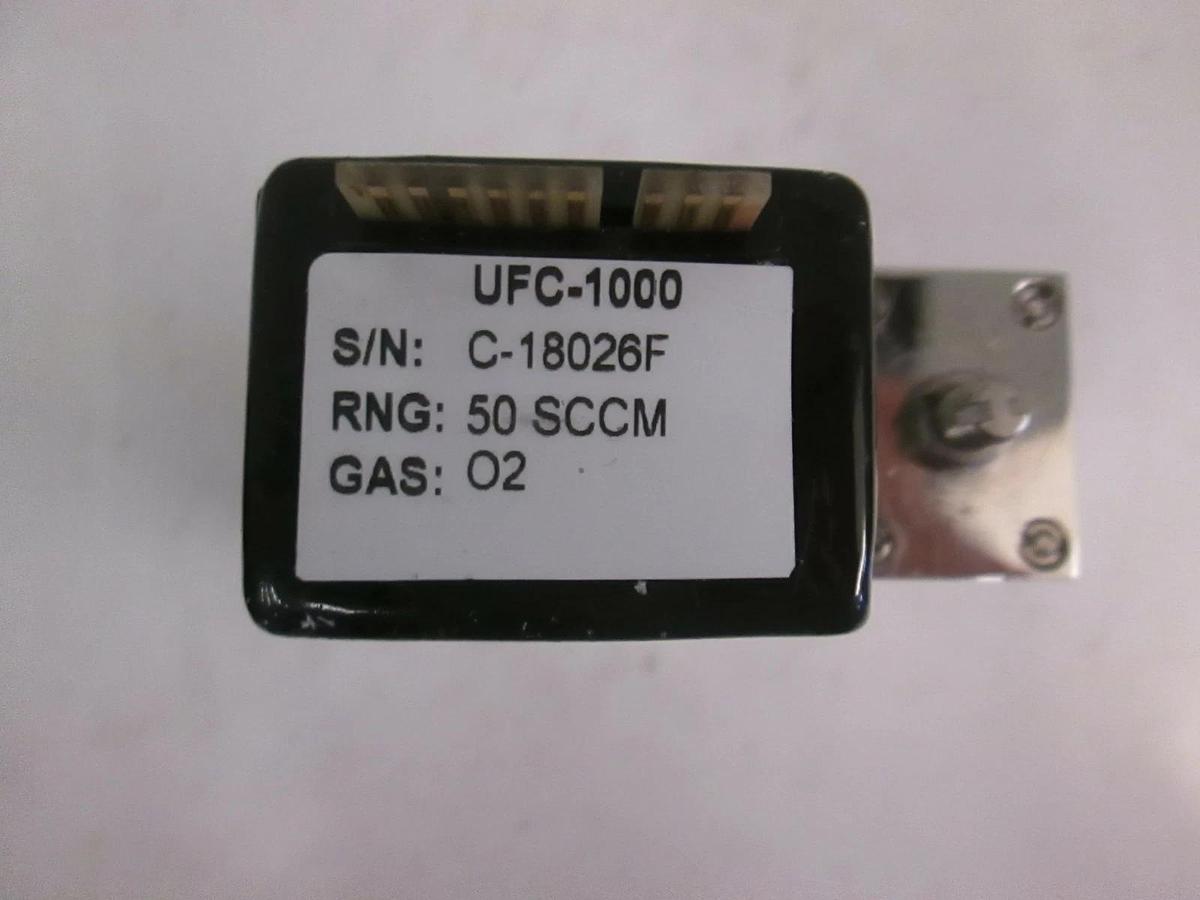 Used Unit UFC-1000 Mass Flow Controller MFC, O2, 50 SCCM