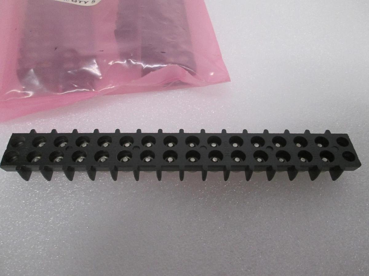 Cinch, Double Row Terminal Block, 14 Position, 119-7014, New, Lot of 6