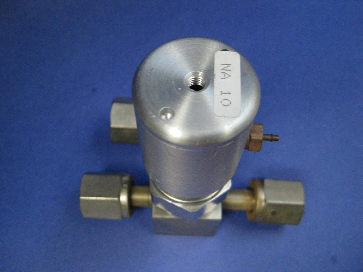Used Nupro SS-BN2786-C Switching Bellows Sealed Valve, NC Actuator, 1/4" FVCR, Used