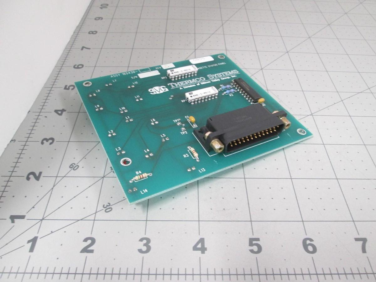 Used SVG VTR, 165430-001R, Cassette Status Panel, PCB Assy, New