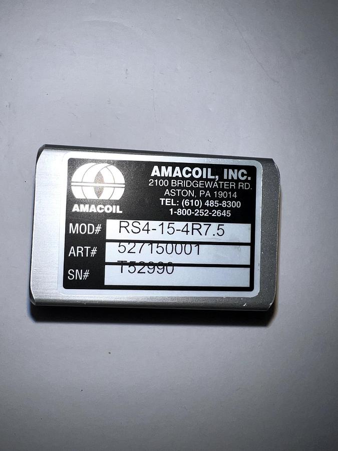 Amacoil, Inc. RS4-15-4R7.5 57150001 T52990, New