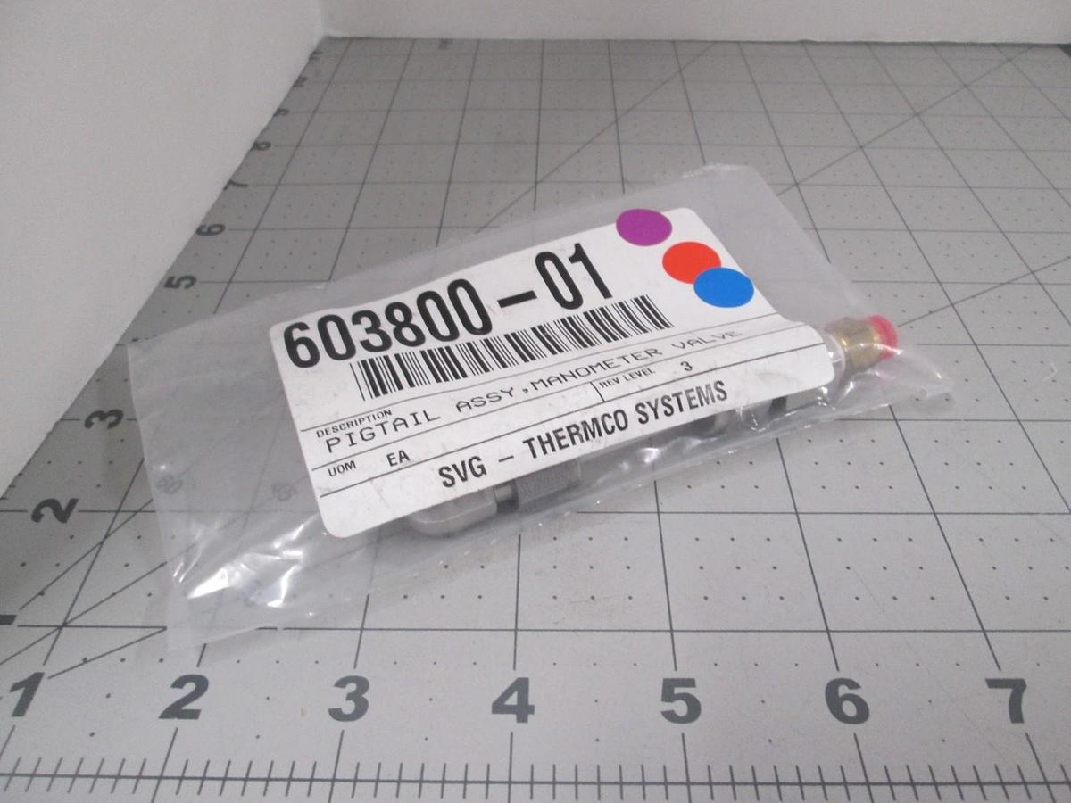 Used SPT Micro, 603800-01, Manometer Valve, Pigtail Assy, Used